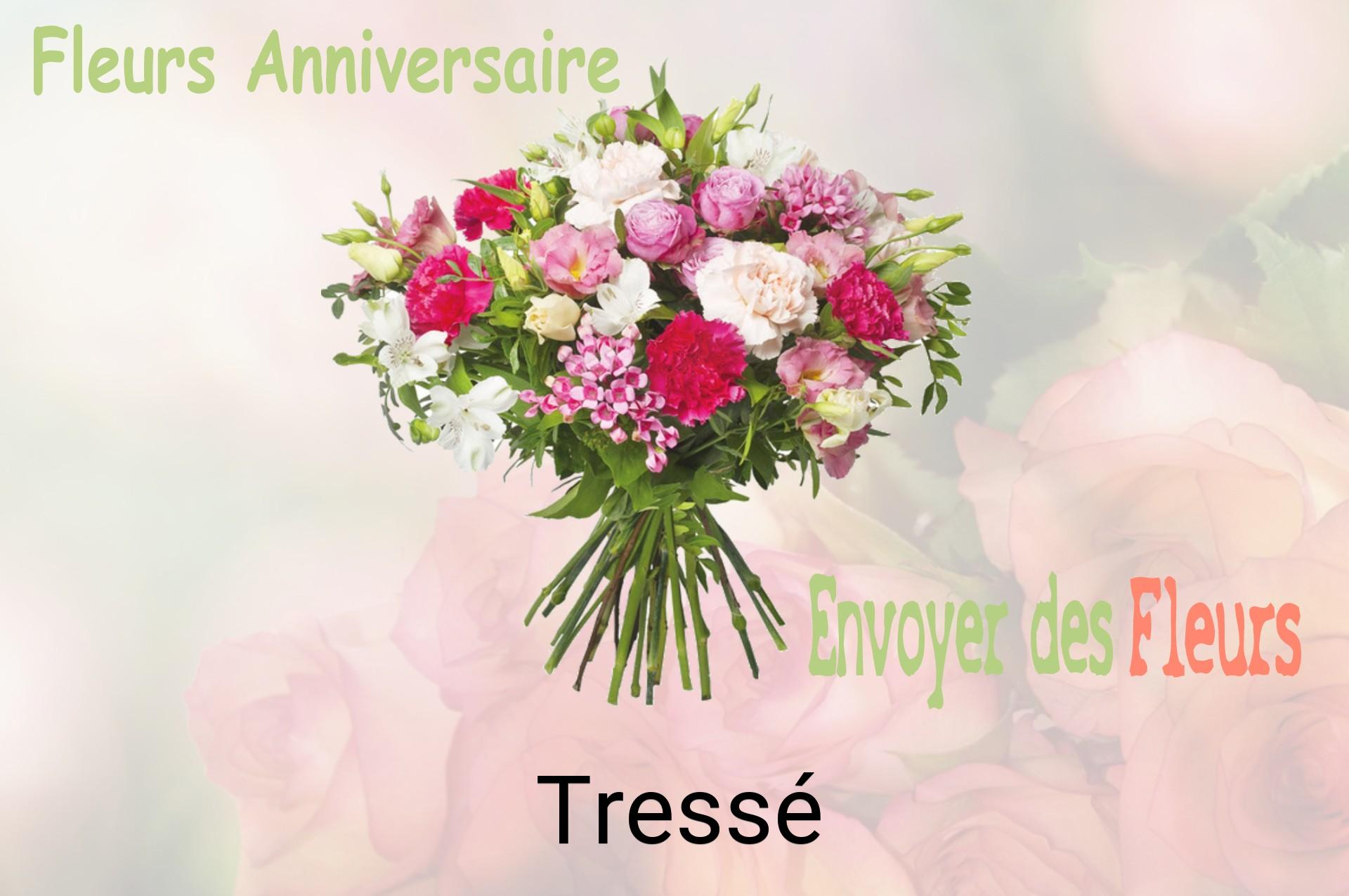 Bouquet de fleurs d’anniversaire livré à Tressé
